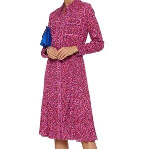Diane von Furstenberg Andi Mesh Shirt Dress XS